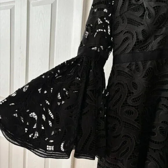 Alexis Behati Lace Bell Sleeve Mini Dress - www.joarbit.com